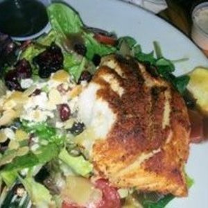 Crusted Grouper salad plate